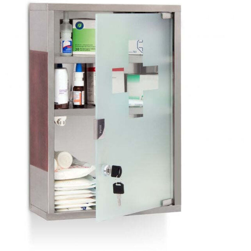 Medikamentenschrank emergency xl aus edelstahl