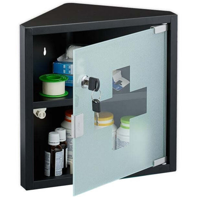 Medizinschrank mit glastur 88
