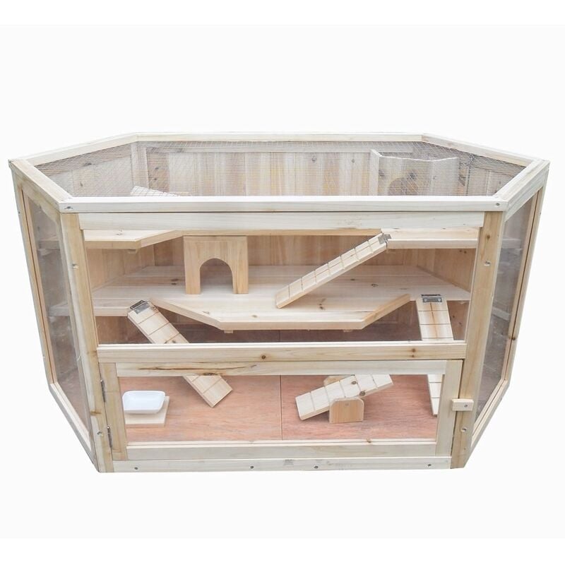 Melko - Nagerkäfig Kleintierkäfig Hamsterkäfig Mäusekäfig Rattenkäfig Hamstervilla