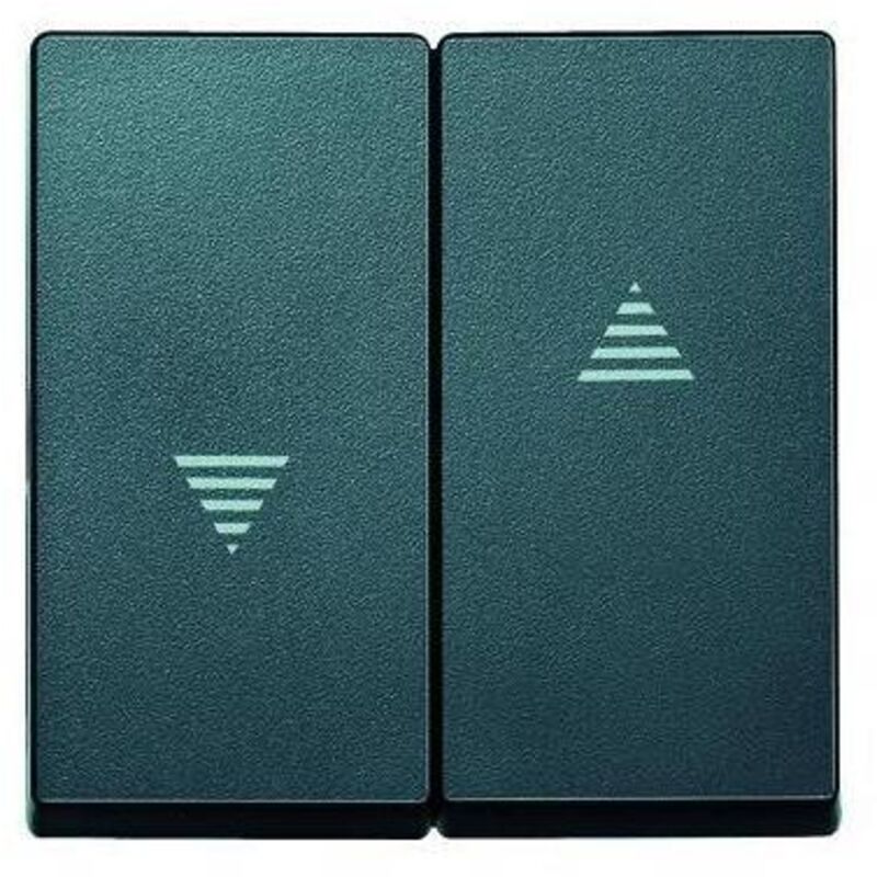 Wippe 2t Jalousie anthrazit mit System m 435514 Pfeile für Bussystem - Merten