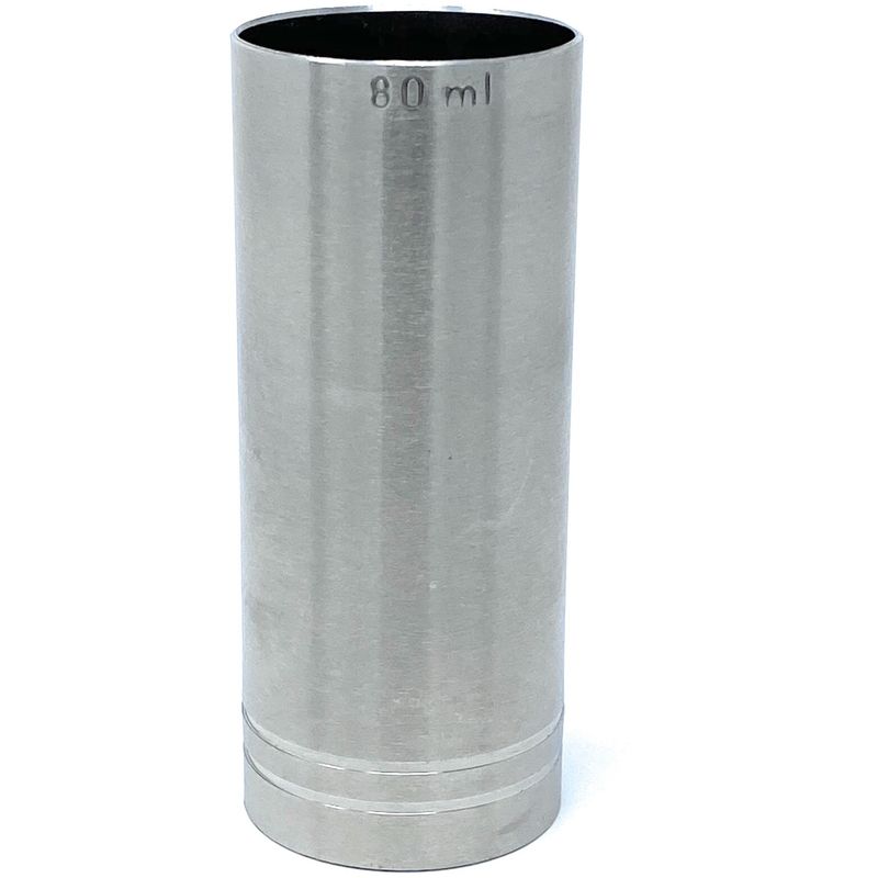 Messbecher Cocktail 8cl Edelstahl Barmaß Jigger 8 cl Dosierer Alkohol Bar Zertifikat