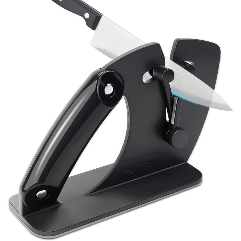 Messerschärfer Messerschleifer Bewegliche V-Klinge für Grob- & Feinschliff 15-45 Grad Scheren & Messer Schärfen Messer Schärfen Rollender
