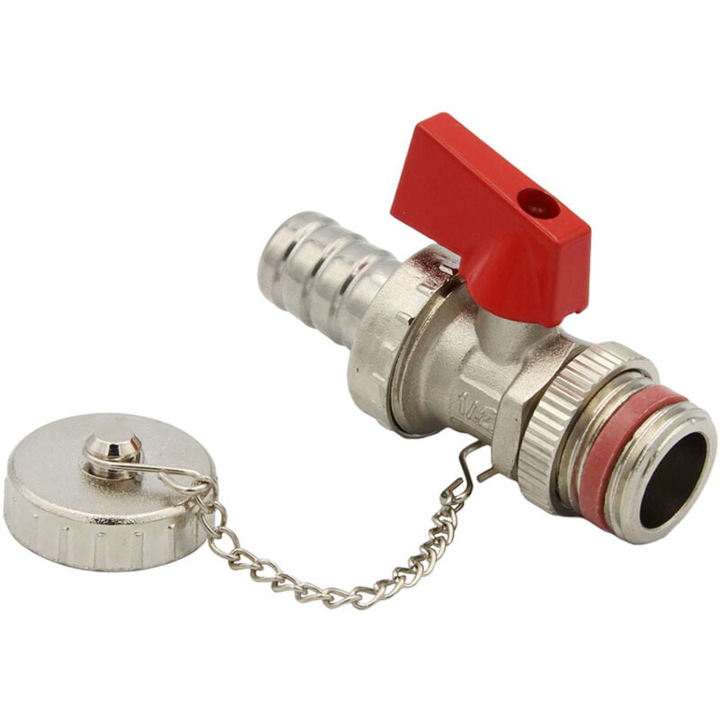 Stabilo-sanitaer - Messing kfe Hahn Kugelhahn 1/2 Zoll Kesselhahn Ablassventil Füllhahn