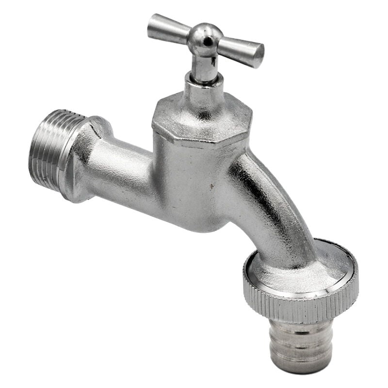 Stabilo-sanitaer - Messing Ventilauslaufhahn Wasserhahn 3/4 Zoll DN20 mit Schlauchtülle