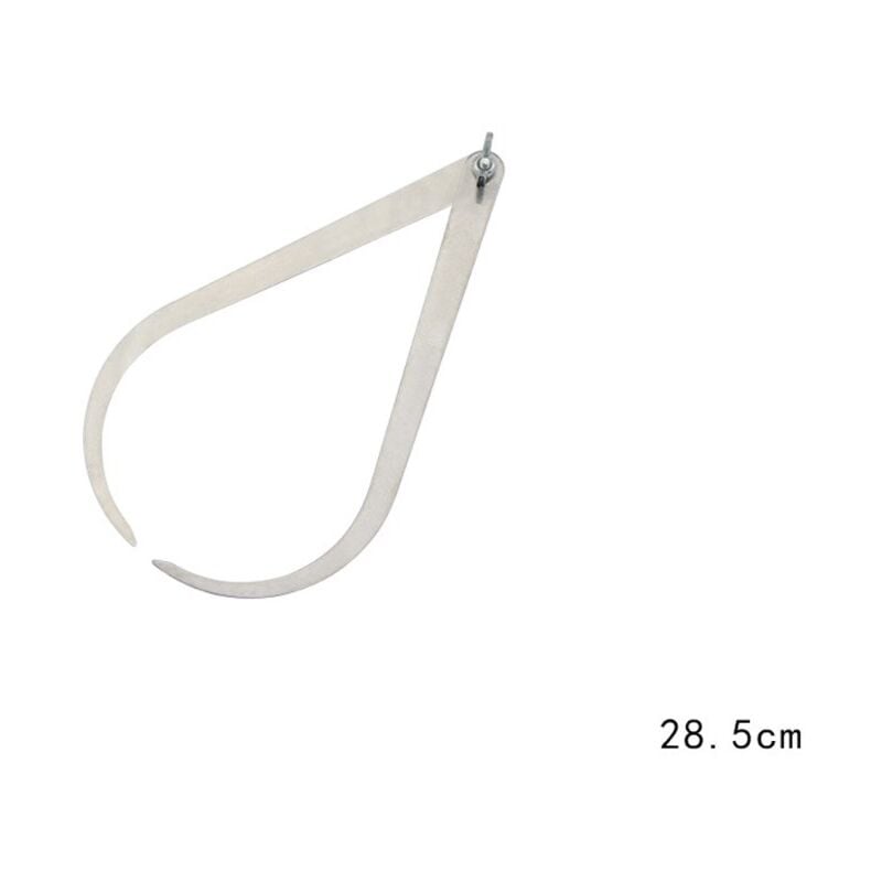 Messschieber zum Messen von Töpferwaren, abgewinkeltes Bein, Edelstahl, Messschieber für Skulpturen, Keramik-Keramik-Messwerkzeug, 28,5 cm