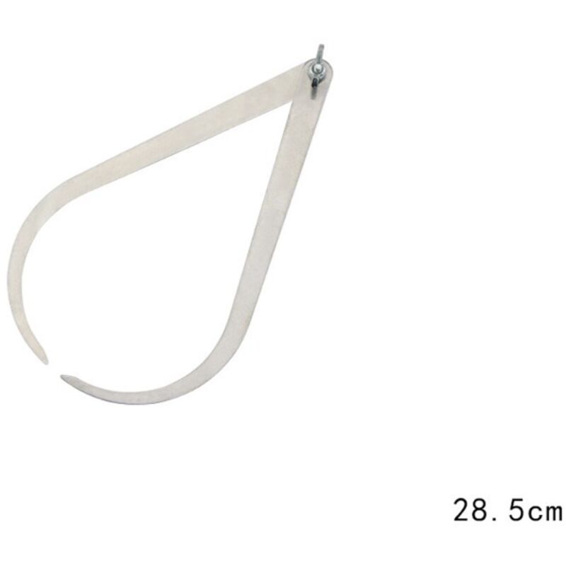 Messschieber zum Messen von Töpferwaren, abgewinkeltes Bein, Edelstahl, Messschieber für Skulpturen, Keramik-Keramik-Messwerkzeug, 28,5 cm