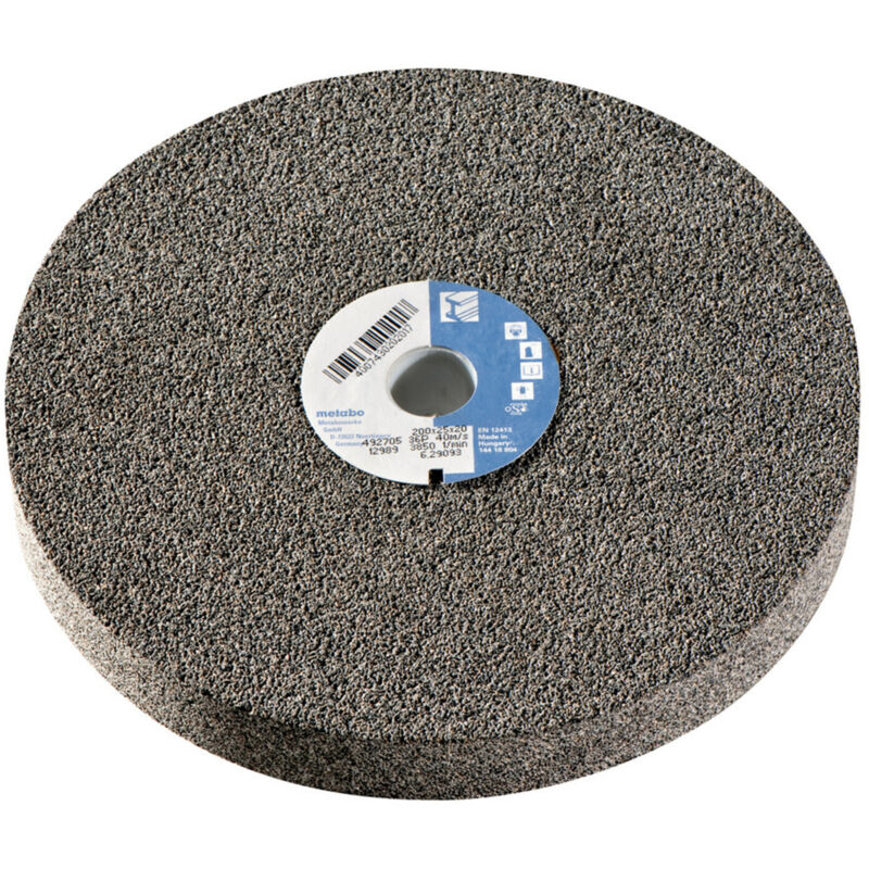 Metabo Schleifscheibe 200x25x20 mm, 36 P, Normalkorund, für Doppelschleifer