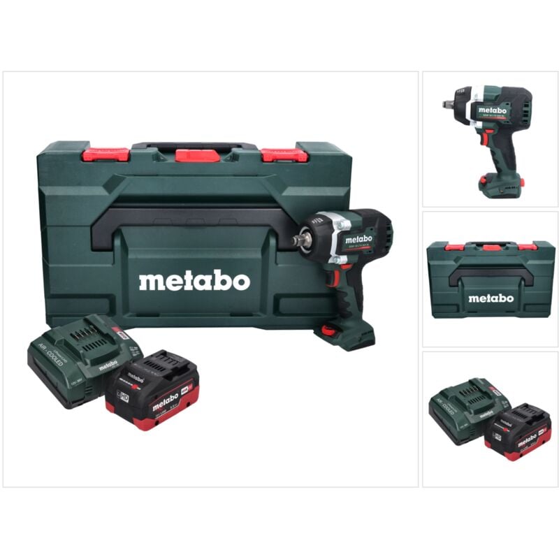 Metabo SSW 18 LTX 800 BL Akku Schlagschrauber 18 V 800 Nm 1/2' Brushless + 1x Akku 5,5 Ah + Ladegerät + metaBOX