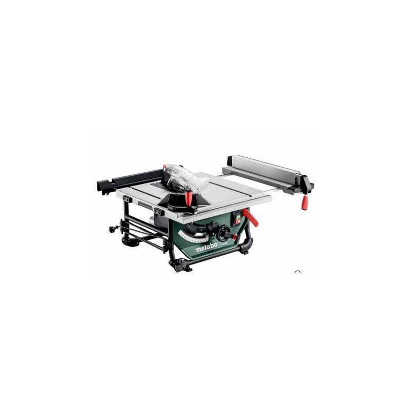 Metabo - Tischkreissäge ts 254 m 1500W, Verlängerung Schiebestock Sägeblatt 254mm