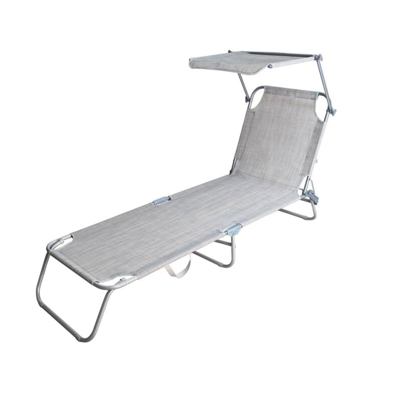 Magazzini Cosma - Metal Beach Falting Beach Schwarzer Winder mit Abel Tettuccio - Grey - Grey