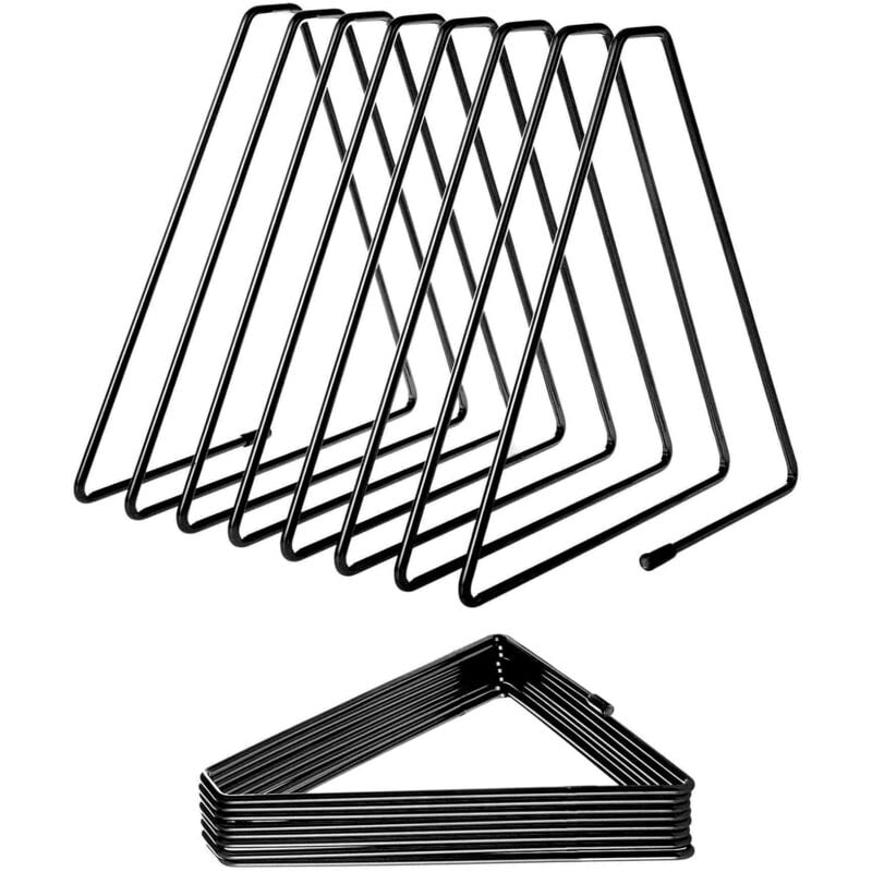 Ersandy - Metall-Buchhalter, Metall-Zeitschriftenhalter, Zeitschriftenständer, Disc-Halter, für Bücher und Dokumente in Arbeitszimmern, Büros und