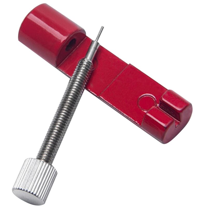 Tlily - Metall Uhren Armband Entferner Uhren Armband Entferner Uhren Versteller Uhr Reparatur Werkzeug Rot