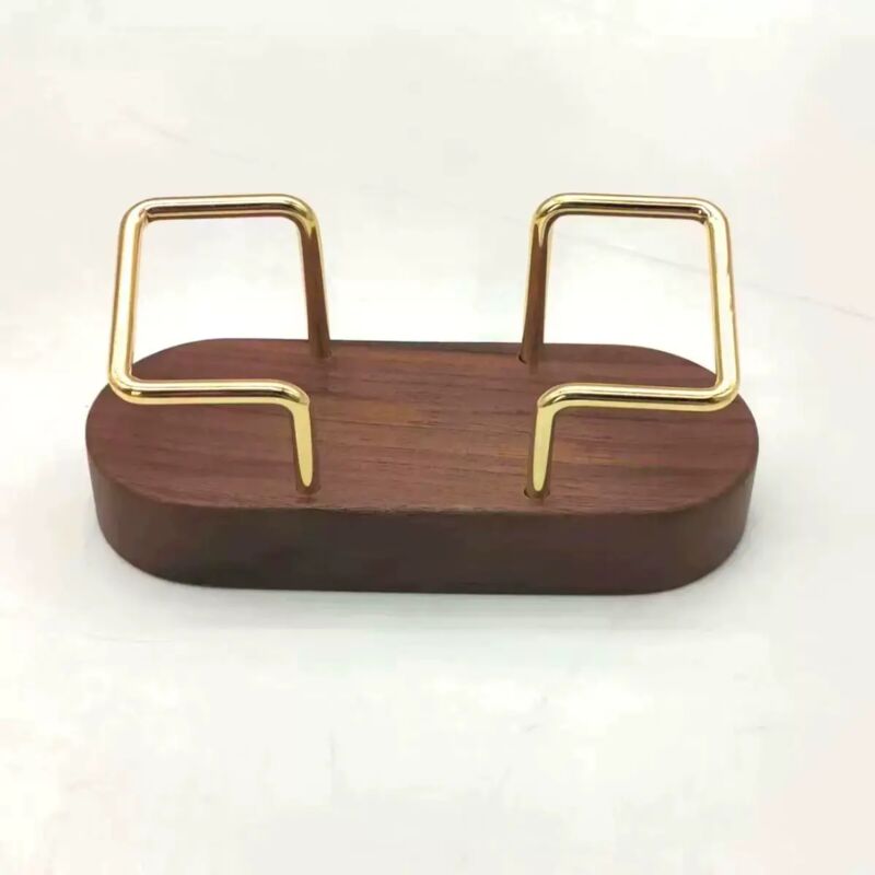 Metallener Tischaufsteller für Visitenkarten, Empfangs- oder Front-Thekenständer, ideal für Büro oder Zuhause.