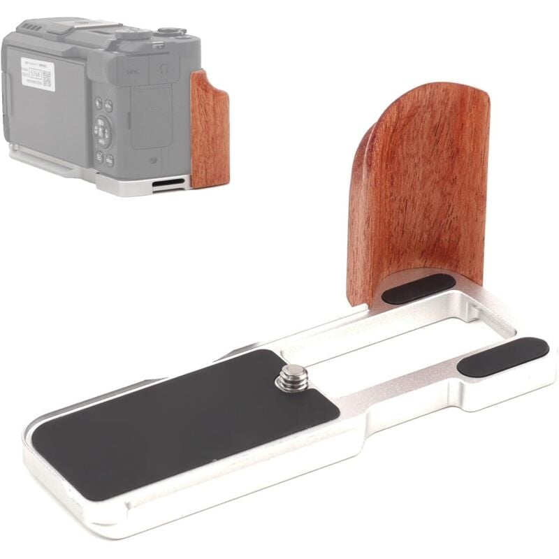 Metallgriff für Canon PowerShot V1, L-förmige Grundplatte, integrierte Schnellwechselplatte für Arca-Swiss, L-förmige Griffhalterung für Canon