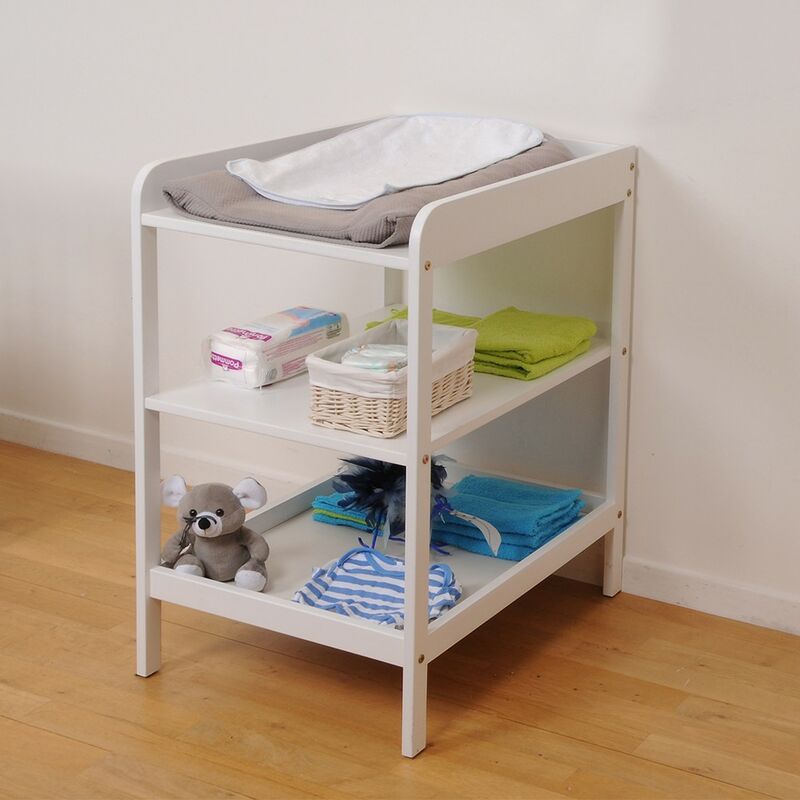 Le Quai Des Affaires - Wickelkommode ludo / Weiß/ 55x75x90 cm
