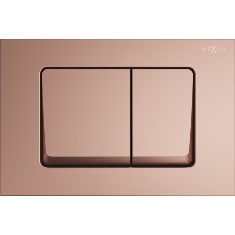 Fenix 10 xs Taste zur Betätigung der Spülung, Rosa Gold - 601005 - Mexen