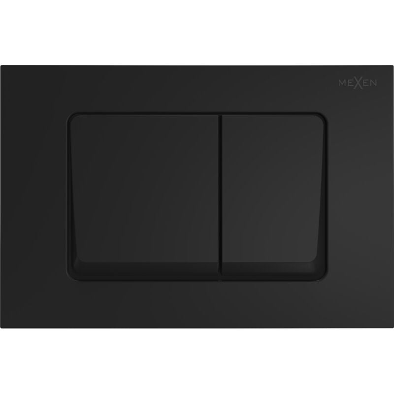 Fenix 10 xs Taste zur Betätigung der Spülung, Schwarz matt - 601003 - Mexen