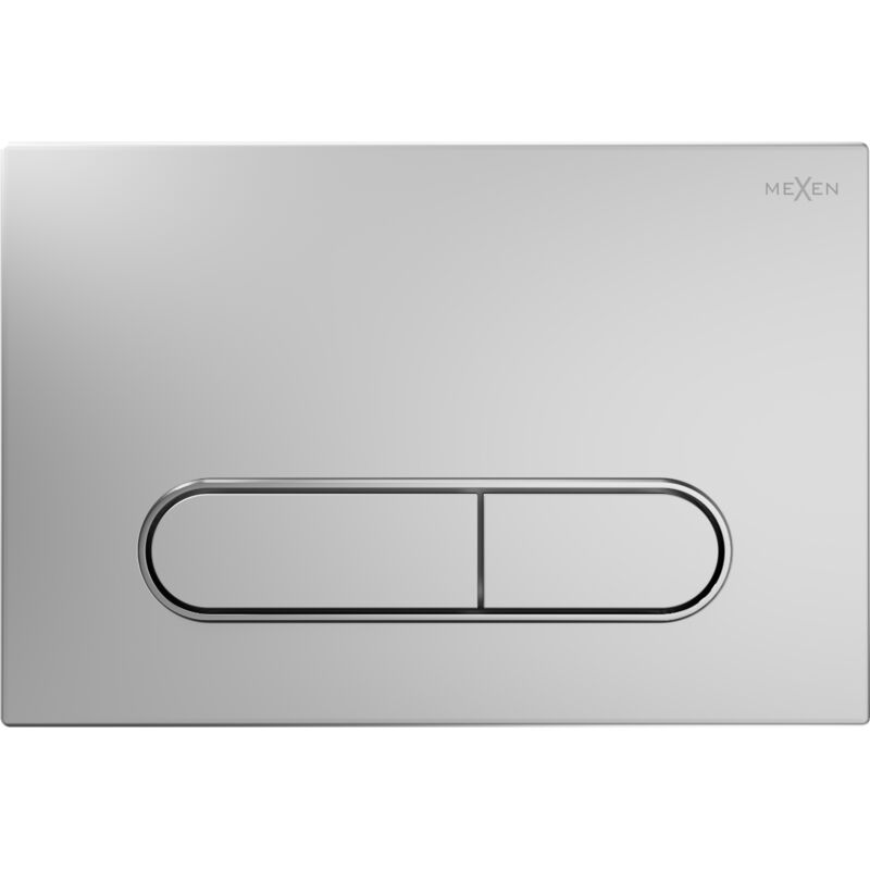Fenix 11 Taste zur Betätigung der Spülung, Chrom matt - 601102 - Mexen