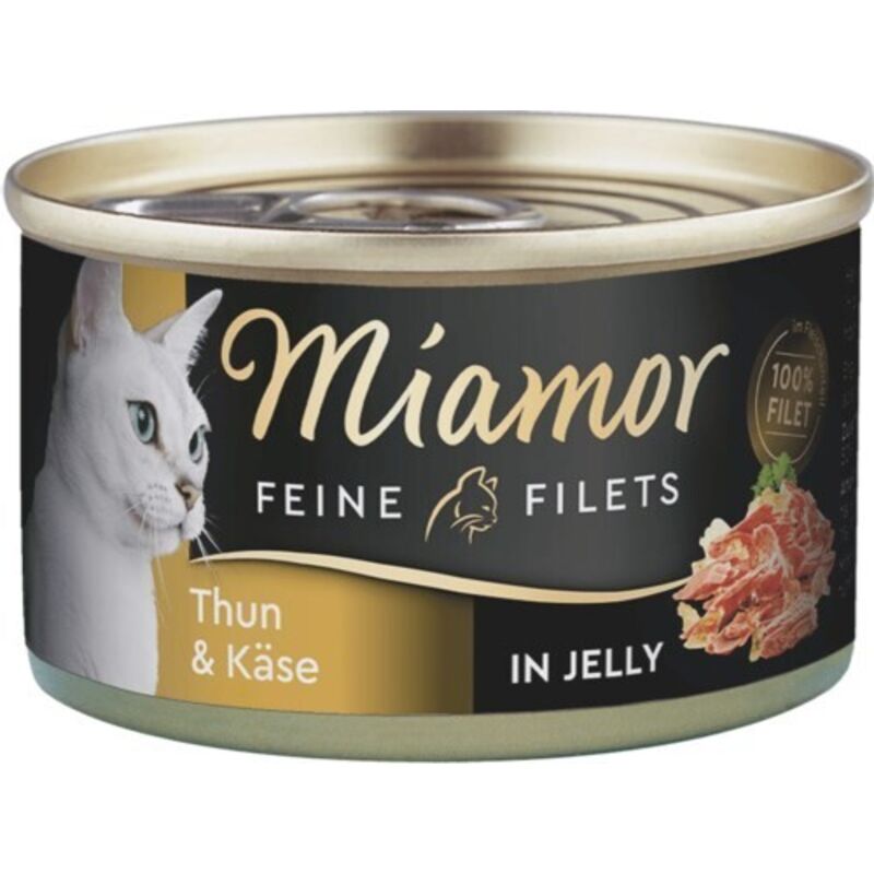 MIAMOR Feine Filets - Fleischfilets Geschmack: Thunfisch mit Käse 100g