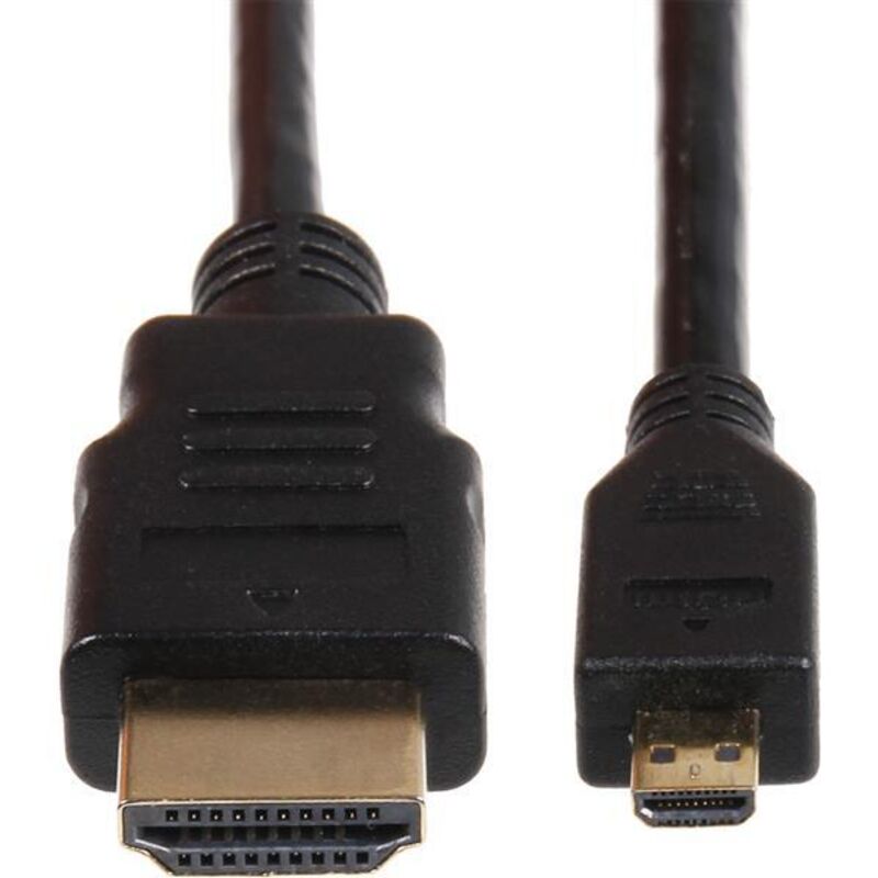 Joy-it K-1481 HDMI-Kabel Raspberry Pi [1x HDMI-Stecker - 1x HDMI-Stecker D Micro] 1.80 m Schwarz