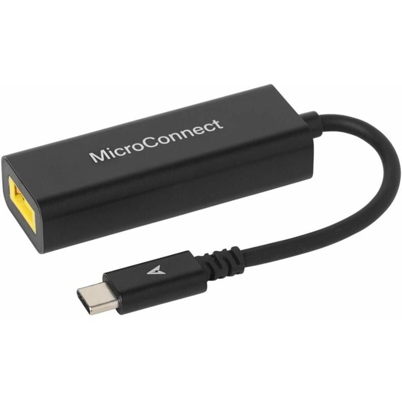 USB3.1C-LEN Kabeladapter usb c Quadrat Lenovo Schwarz - Kabeladapter (usb c, Quadrat Lenovo, Stecker / Stecker, Schwarz) - Microconnect