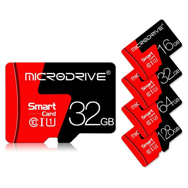 MicroSD 16/32/64/128GB- Geeignet für Überwachungskameras, Fahrrekorder, Mobiltelefone und Tablets