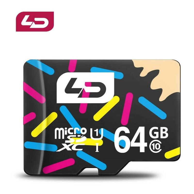 MicroSD 64GB- Geeignet für Überwachungskameras, Fahrrekorder, Mobiltelefone und Tablets