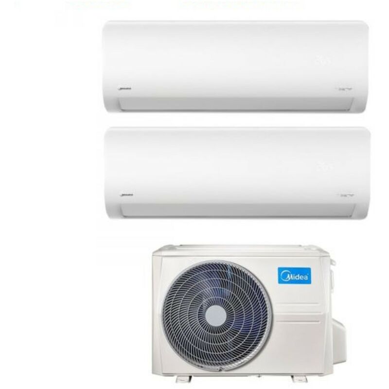 Dual Split Inverter Klimagerät xtreme 9+12 Serie mit M2OG-14HFN8 R-32 Wi-Fi Integrated 9000+12000 btu - Neu - Midea