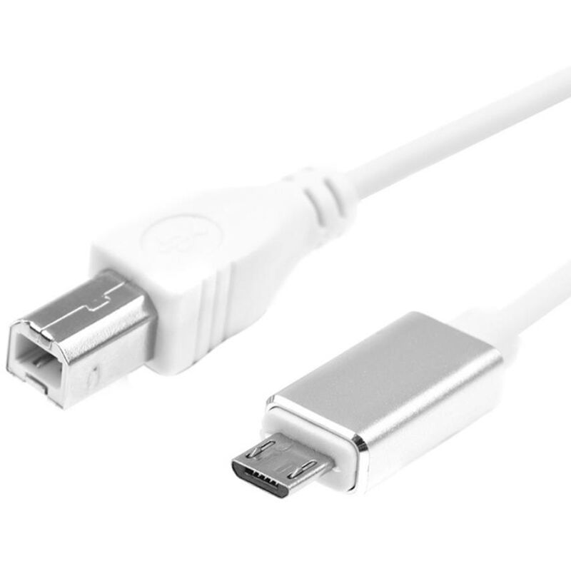 Tlily - Midi usb Typ b zu Micro-USB Kabel Anschluss Kabel, Adapter Kabel, Klavier Audio Kabel