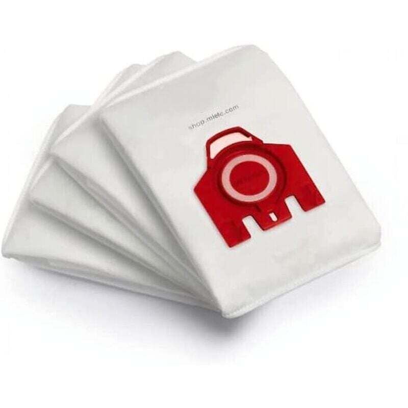 Miele 9917710 HyClean 3D Efficiency FJM Staubsaugerbeutel, für Miele Staubsauger mit Beutel, Karton mit 4 Beuteln H345