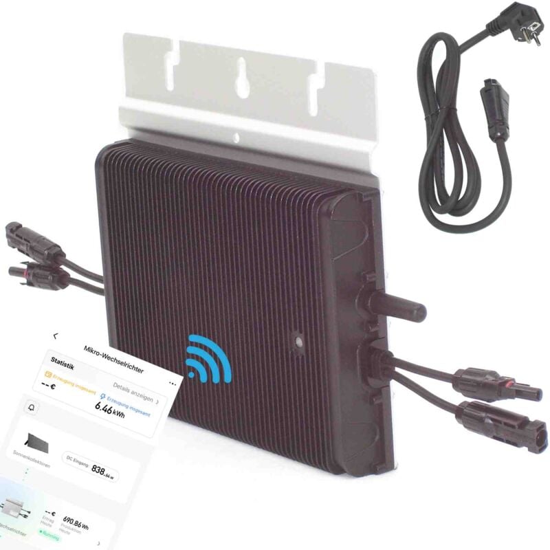 Apex - Mikro-Wechselrichter 800 Balkonkraftwerk Solar Wechselrichter WiFi App 15831