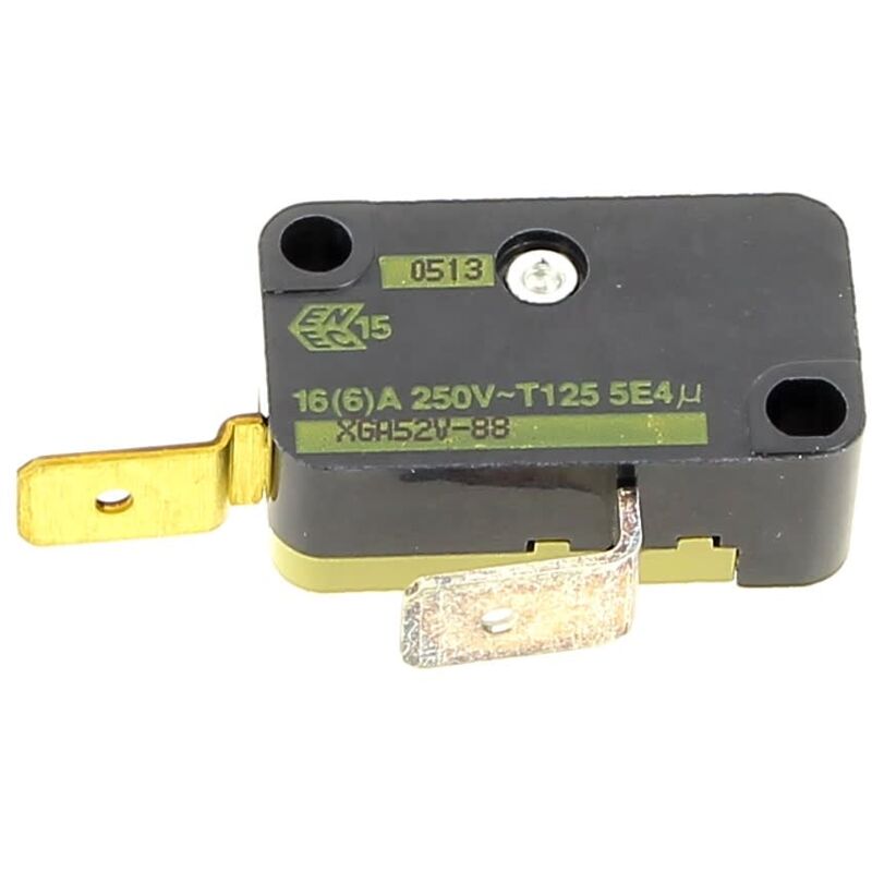 Mikroschalter mit 2 Kabelschuhen für Fritteuse seb