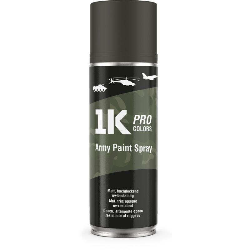 Colors - Militär-Farbspray Army 1K pro – 400ml Spraydose RAL6014 Olivegrün