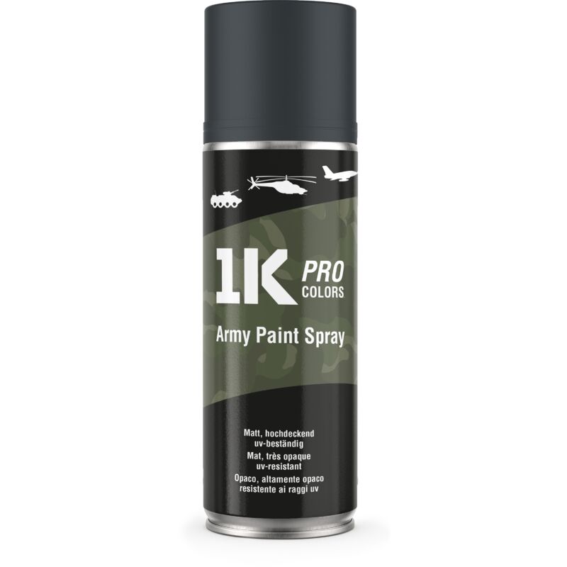 Militär-Farbspray Army 1K pro – 400ml Spraydose RAL7016