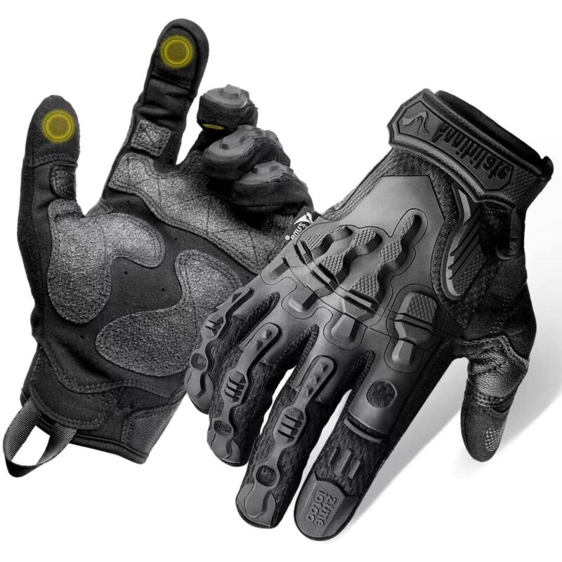 Militärische taktische Handschuhe, atmungsaktive Touchscreen-kompatible Motorradhandschuhe für Männer und Frauen, Kevlar Airsoft Militärische