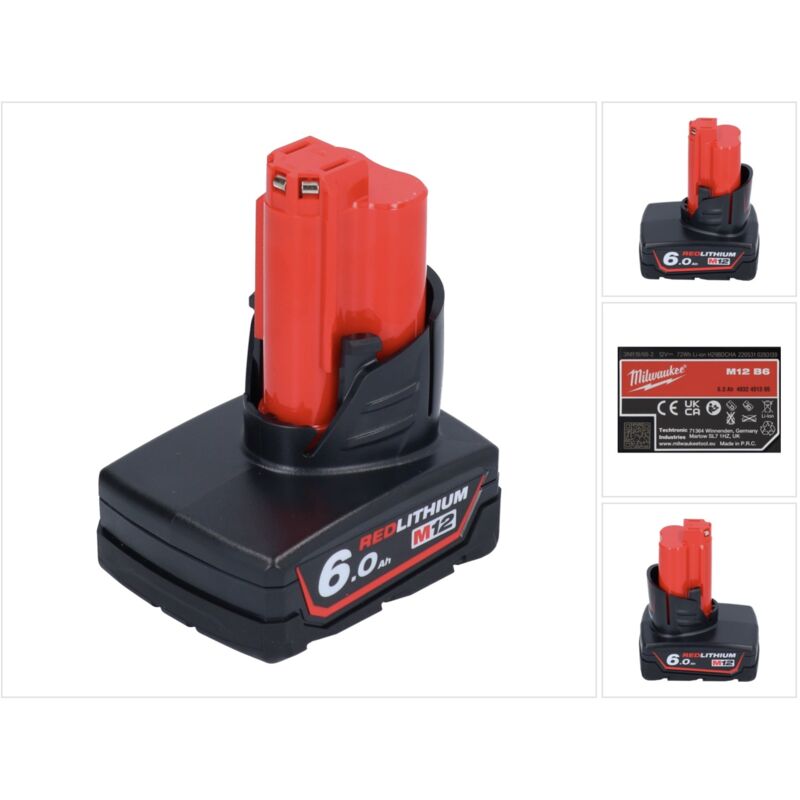 Schlagzeug Milwaukee M12 B6 6Ah