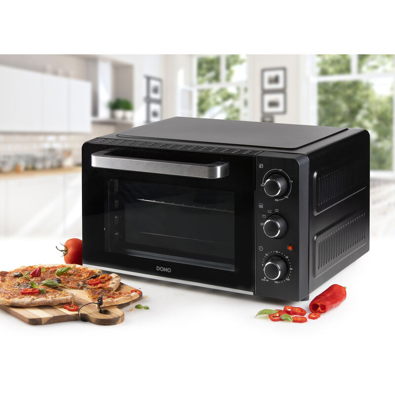 Domo - Mini Backofen 28 Liter, 120 Min. Timer, Ober-& Unterhitze - 1500 Watt