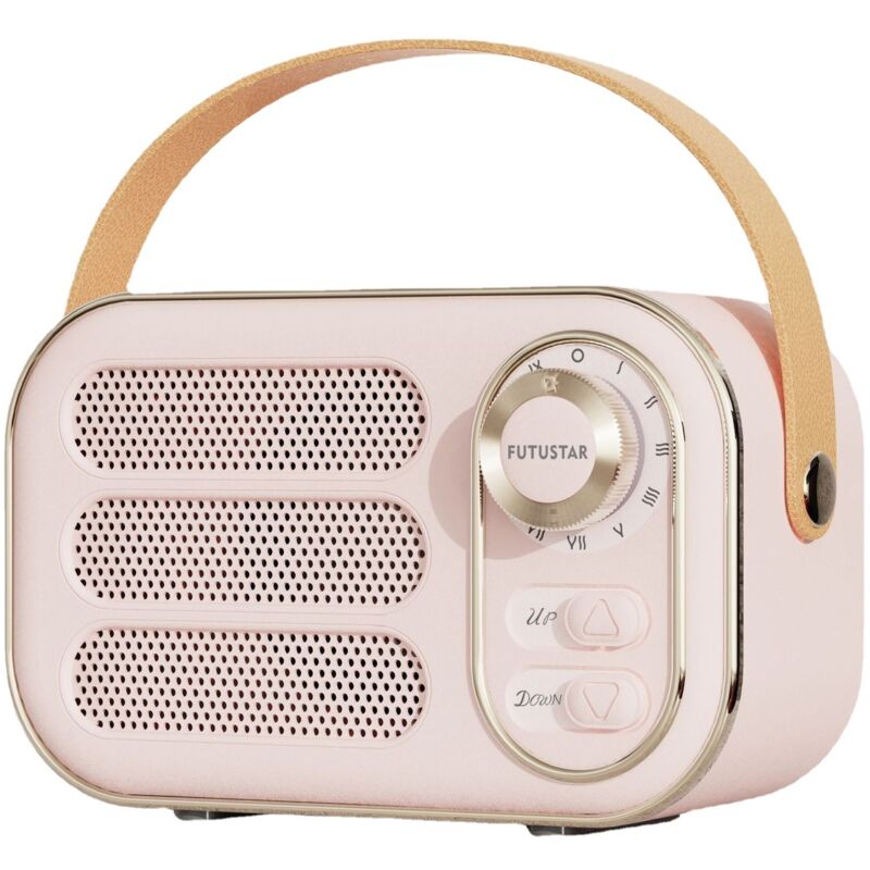 Mini-Bluetooth-Lautsprecher, USB-Ladefunktion, tragbarer Musikplayer, kabellos, Retro-Design, Subwoofer, Audio, Tischdekoration