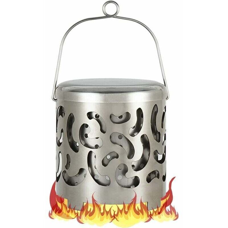 Triumph Mini-Gas-Campingheizung, tragbarer Outdoor-Camping-Heizstrahler, Mini-Herd, Camping-Heizstrahler, Zeltheizung, Edelstahlabdeckung für