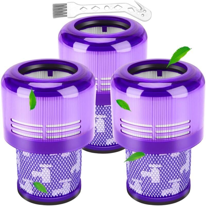 3 Packs Filtre pour Dyson V15 Detect V11 Absolute,Filtres de Remplacement pour Dyson V15 V11 SV14 SV17 SV22 Animal Extra Pro Torque Drive Aspirateur,