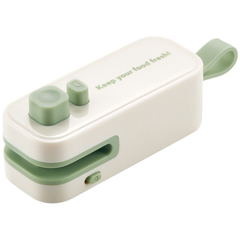 Mini-Heißsiegelgerät für Beutel, USB-wiederaufladbarer Aufbewahrungsclip mit Magnet für Lebensmittel wie Fisch, Gemüse, Fleisch und Käse