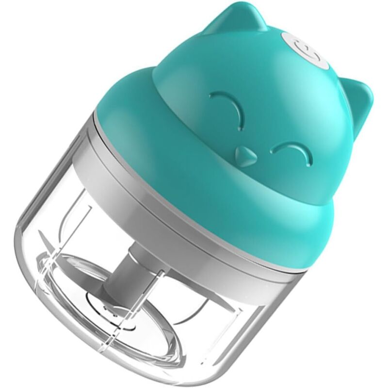 Mini-Multifunktions-Elektro-Zerkleinerer, 250-ml-Mixer mit 3 Edelstahlklingen, Knoblauchpresse, kleiner, schneller und einfach zu bedienender Mixer