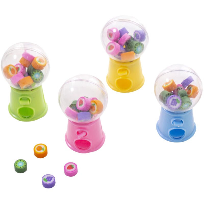 Tlily - Mini Obst Gashapon Radiergummi Maschine Spender Kinder Schule Liefert Schreibwaren Geschenk