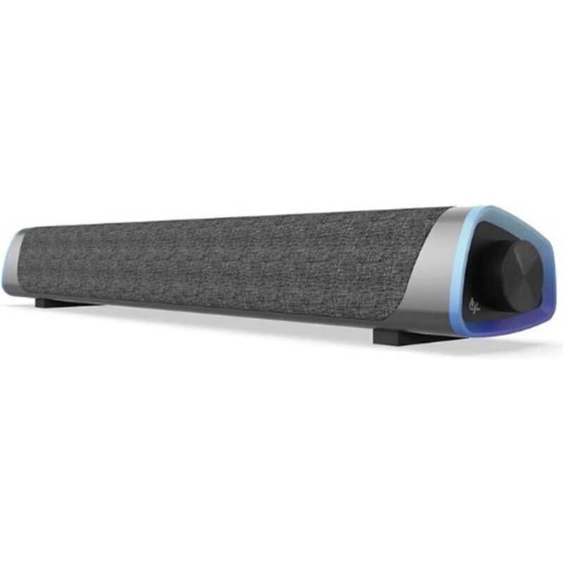 Mini-PC-Soundbar – Computerlautsprecher – RGB-Beleuchtung – Surround-Sound – Grau