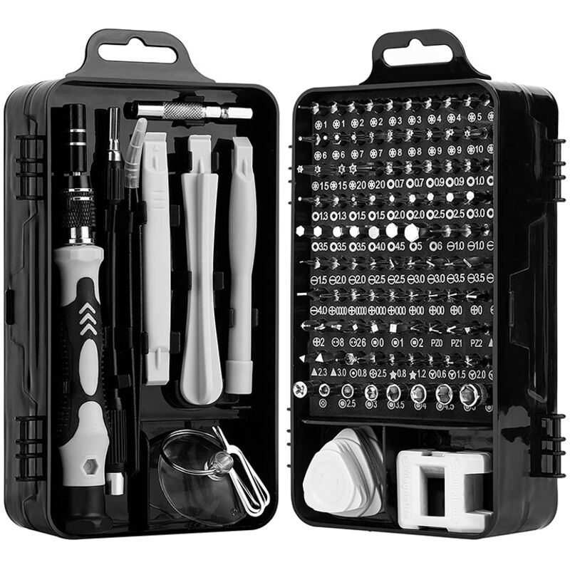 Mini PräZisions Schrauben Dreher Set Magnetisch, 115 im 1 Elektronisches Reparatur Werkzeug für , Computer, Laptop, Usw.