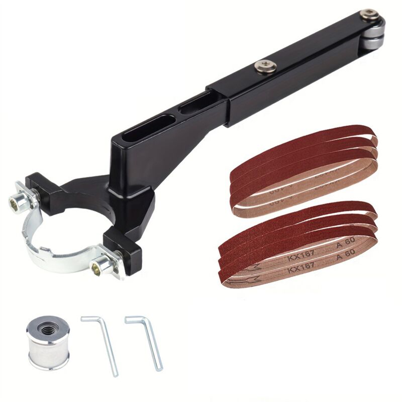 Mini-Schleifmaschine, Poliermaschine, Winkelschleifer, modifiziertes Riemenzubehör, geeignet für 125-mm-Winkel