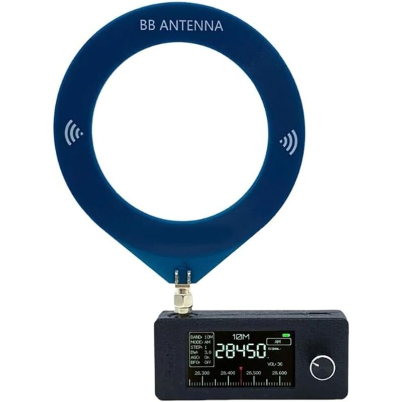 Mini-SMA-Schnittstellen-Loop-Antenne 0,5 kHz – 108 MHz Pocket SI4732 Radio, Empfänger, Mini-Radio