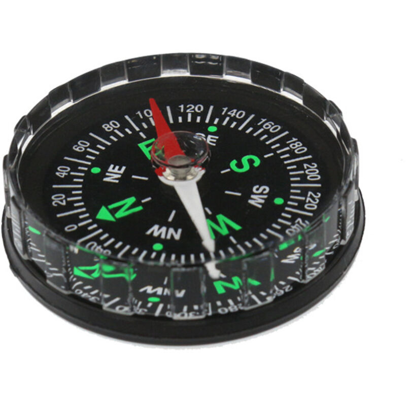 Mini Boussole de Poche, Compass Professionnel de Survie Compass Bouton Outil de Navigation Boussole Replacement