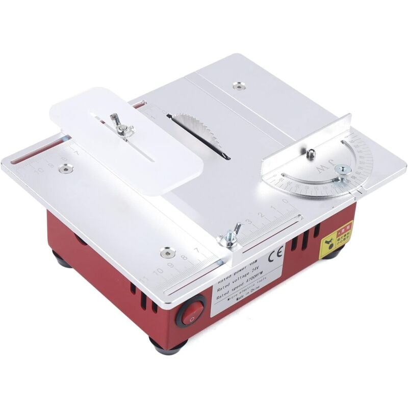 Gojoy - Mini-Tischkreissäge 220V 96W 9200 U/min Desktop-Schneidewerkzeug für manuelles DIY-Modell/PCB/kleines Kunststoff-Metallschneiden
