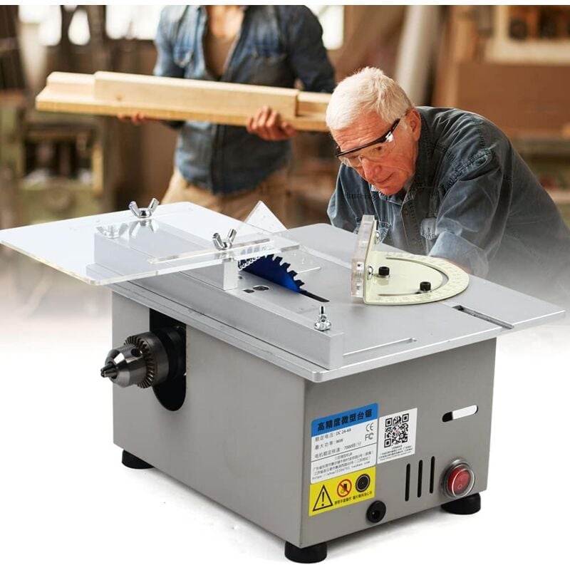 Gojoy - Mini-Tischkreissägen-Set Elektrische diy Tischkreissäge Handgefertigte 9000U/min